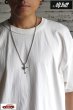 画像6: 「Mt.hill」Cross Bottony Necklace TQ & Silver Ball Long Chain 70cm マウントヒル クロスボトニーネックレス シルバーチェーン ローンマウンテンターコイズ [240823] (6)