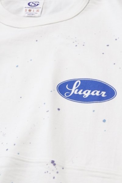 画像1: 「Sugar & Co.」Drop Long Sleeve Tee Sparkling シュガーアンドカンパニー ドロップ ロンTee スパークリング  [ホワイト＆ペイント]