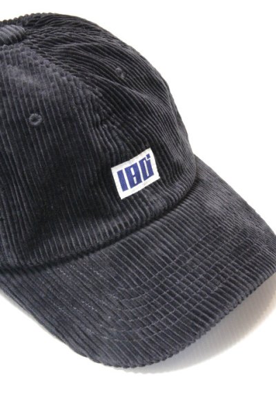 画像1: 「ILL180°」LOGO CAP CORDUROY イルワンエイティ ロゴキャップ コーデュロイ ILL242-56P [ブラック]