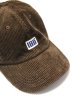 画像2: 「ILL180°」LOGO CAP CORDUROY イルワンエイティ ロゴキャップ コーデュロイ ILL242-56P [ブロンズ] (2)