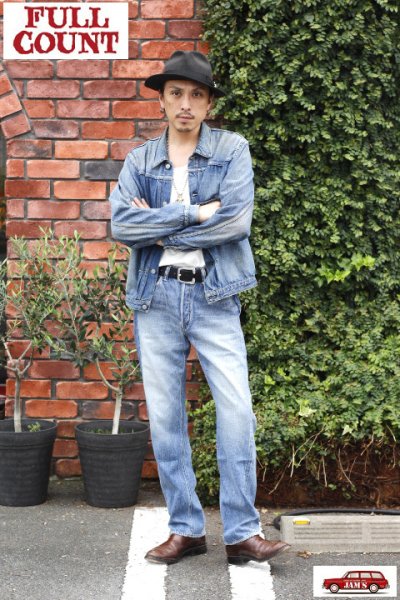 画像3: 「FULLCOUNT」Lot #1101 Dartford Straight Denim 11.5oz  "Super Smooth" フルカウント ストレート デニム スーパースムース ヴィンテージ加工 [フェードインディゴ]