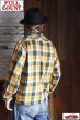 画像10: 「FULLCOUNT」Original Cotton Check Flannel Open Collar Shirt フルカウント コットンチェック フランネル オープンカラーシャツ [イエロー×グリーン] (10)