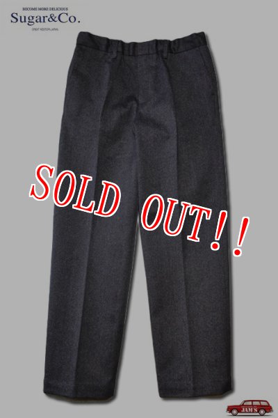 画像2: [100本限定]「Sugar&Co.」Melang Daddy's Pants シュガーアンドカンパニー メランジデニム ダディーズ パンツ  [ネイビー] (2)