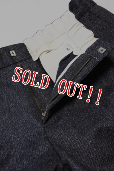 画像4: [100本限定]「Sugar&Co.」Melang Daddy's Pants シュガーアンドカンパニー メランジデニム ダディーズ パンツ  [ネイビー] (4)