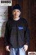 画像6: 「ILL180°」LW FLEECE CREW-NECK イルワンエイティ ライトウェイト フリース クルーネック ILL242-33 [ブラック] (6)