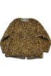 画像5: 「ILL180°」LEOPARD LINER CARDIGAN イルワンエイティ レオパード ライナーカーディガン ボアフリース ILL242-38L [レオパード] (5)