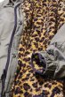 画像14: 「ILL180°」LEOPARD LINER CARDIGAN イルワンエイティ レオパード ライナーカーディガン ボアフリース ILL242-38L [レオパード] (14)