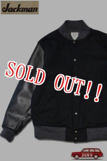 Jackman」Wool Collarless Jacket ジャックマン ウール カラー