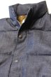 画像2: 「FULLCOUNT」×「Sugar&Co.」Denim Sagarmatha Down Jacket フルカウント シュガーアンドカンパニー コラボ デニム サガルマータ ダウンジャケット SG2024 [インディゴ] (2)