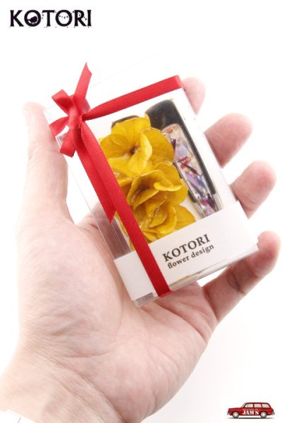画像1: 「KOTORI」×「JAMS」 逆バレンタイン企画 2025年 リアルフラワー ヘアクリップ [2ピースセット]