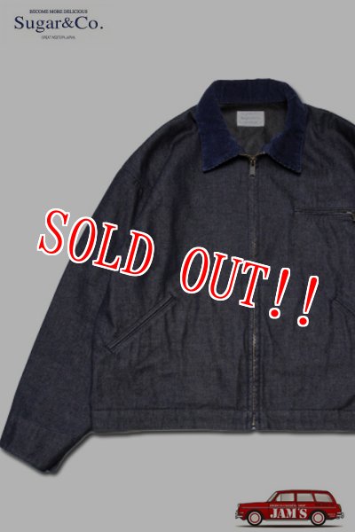 画像1: 「Sugar & Co.」Denim Wind Proof Jacket シュガーアンドカンパニー デニム ウィンドプルーフ ジャケット [インディゴ] (1)