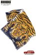 画像2: 「ILL180°」PRINT STOLE （TIGER） イルワンエイティ プリント タイガー ストール ILL251-54T [ブラック・イエロー] (2)