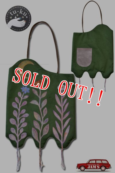 画像1: 「tuku-works」HAND MADE BAG ツクワークス ハンドメイドバッグ [月夜の花] (1)
