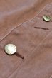 画像3: [2025年限定]「FULLCOUNT」Early 1900s Persimmon Tannin Dye Heavy Duck Chore Jacket フルカウント 柿渋染め ヘヴィーダック チョアジャケット カバーオール [パーシモン / ブラウン] (3)