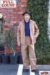画像15: [2025年限定]「FULLCOUNT」Early 1900s Persimmon Tannin Dye Heavy Duck Chore Jacket フルカウント 柿渋染め ヘヴィーダック チョアジャケット カバーオール [パーシモン / ブラウン] (15)