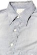 画像2: [2025年限定]「FULLCOUNT」30s Triple Stitch Chambray Shirt ”Aging” フルカウント トリプルステッチ シャンブレーシャツ ヴィンテージ加工 4090HW-1 [フェードインディゴ] (2)