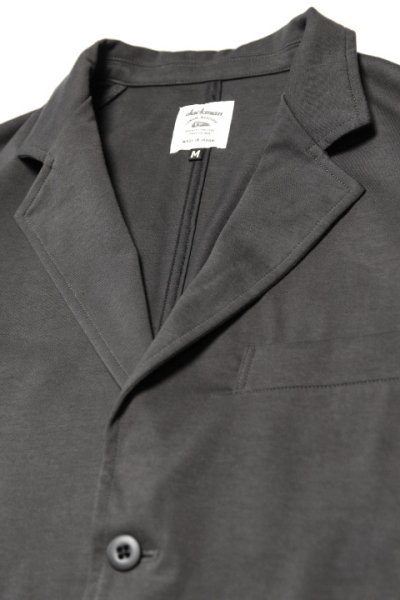 画像2: [再入荷]「Jackman」Grace Jacket ジャックマン グレースコットン ジャケット JM8522 [スモーキーブラック]
