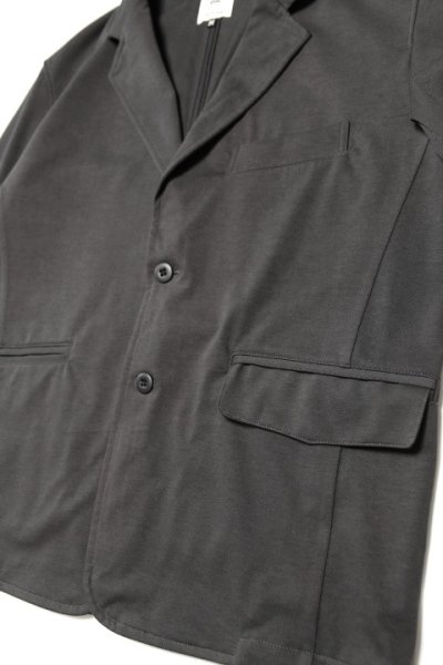 画像1: [再入荷]「Jackman」Grace Jacket ジャックマン グレースコットン ジャケット JM8522 [スモーキーブラック]