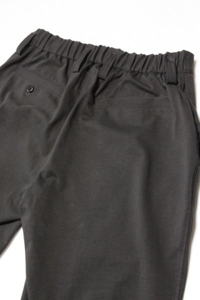 画像2: 「Jackman」Grace Trousers ジャックマン グレースコットン トラウザー JM4522 [スモーキーブラック]