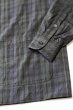 画像4: 「ILL180°」PLAID SHIRT JACKET イルワンエイティ プレイド シャツジャケット ILL251-08B [ブラックウォッチ] (4)