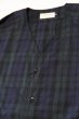 画像2: 「ILL180°」PLAID SHIRT JACKET イルワンエイティ プレイド シャツジャケット ILL251-08B [ブラックウォッチ] (2)