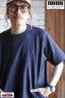 画像9: 「ILL180°」CABLE CREW-NECK Tee イルワンエイティ ケーブルクルーネック Tシャツ ILL251-16 [ネイビー] (9)