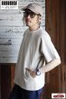 画像7: 「ILL180°」CABLE CREW-NECK Tee イルワンエイティ ケーブルクルーネック Tシャツ ILL251-16 [アイボリー] (7)
