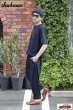 画像11: 「Jackman」FD Gather Pants ジャックマン フルダル ギャザー パンツ JM4549 [ダークネイビー] (11)