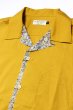 画像2: 「ILL180°」LIBERTY OPEN SHIRT イルワンエイティ リバティー オープンカラー 半袖シャツ ILL251-11 [マスタード] (2)