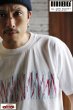 画像9: 「ILL180°」"BEAT" Tee イルワンエイティ ビート 心電図 プリント 半袖 Tシャツ ILL251-37 [ホワイト] (9)