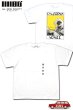 画像1: 「ILL180°」"AMERICAN WAVE" Tee イルワンエイティ アメリカンウェーブ プリント 半袖 Tシャツ ILL251-39 [ホワイト] (1)