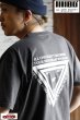 画像9: 「ILL180°」"TRIANGLE" Tee イルワンエイティ トライアングル プリント 半袖 Tシャツ ILL251-36 [ブラック] (9)