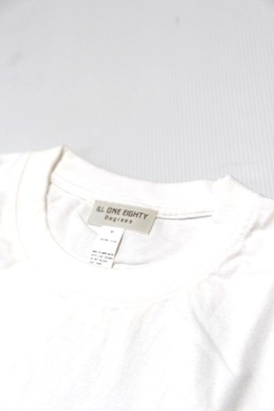画像2: 「ILL180°」"TRIANGLE" Tee イルワンエイティ トライアングル プリント 半袖 Tシャツ ILL251-36 [ホワイト]