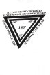 画像4: 「ILL180°」"TRIANGLE" Tee イルワンエイティ トライアングル プリント 半袖 Tシャツ ILL251-36 [ホワイト] (4)