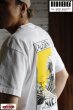 画像10: 「ILL180°」"AMERICAN WAVE" Tee イルワンエイティ アメリカンウェーブ プリント 半袖 Tシャツ ILL251-39 [ホワイト] (10)