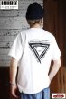 画像9: 「ILL180°」"TRIANGLE" Tee イルワンエイティ トライアングル プリント 半袖 Tシャツ ILL251-36 [ホワイト] (9)