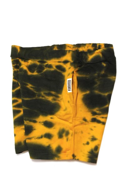 画像2: 「ILL180°」×「D.Y.E.」TIE DYE SWEAT SHORTS イルワンエイティ コラボ タイダイ スウェット ショーツ ILL251-46D [イエロー/ブラック]