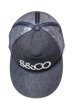 画像2: 「Sugar & Co.」Washable S&CO Mesh Cap シュガーアンドカンパニー ウォッシャブル キャップ 2025モデル [インディゴ] (2)