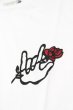 画像2: 「ILL180°」"I LOVE YOU" Tee イルワンエイティ アイラブユー ハンドサイン プリント 半袖 Tシャツ ILL251-32 [ホワイト] (2)
