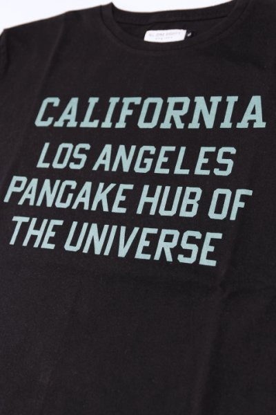 画像1: 「ILL180°」"CALIFORNIA" Tee イルワンエイティ カリフォルニア パンケーキ プリント 半袖 Tシャツ ILL251-33 [ブラック]