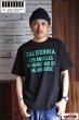 画像6: 「ILL180°」"CALIFORNIA" Tee イルワンエイティ カリフォルニア パンケーキ プリント 半袖 Tシャツ ILL251-33 [ブラック] (6)