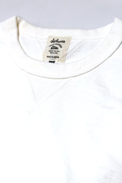 画像1: 「Jackman」Dotsume Rib T-Shirt ジャックマン ドツメ リブ 半袖Tシャツ JM5110 [ホワイト]