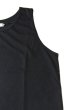 画像3: 「ILL180°」SOLID LOOSE TANK TOP イルワンエイティ ソリッド ルーズタンクトップ ILL241-21 [ブラック] (3)