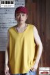 画像5: 「ILL180°」SOLID LOOSE TANK TOP イルワンエイティ ソリッド ルーズタンクトップ ILL241-21 [マスタード] (5)