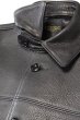 画像2: 「FINE CREEK ＆Co.」30's Leather Car Coat ”Arcadia Deer” ファインクリーク・アンド・コー 1930年代 レザーカーコート ディアスキン ACCO005 [ブラック] (2)