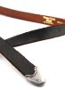 画像4: [JAMS店頭先行販売]「Vintage Works」ヴィンテージワークス ウエスタン レザーベルト DH5738 [茶芯] (4)