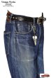 画像9: [JAMS店頭先行販売]「Vintage Works」ヴィンテージワークス ウエスタン コンチョ レザーベルト DH5738 CH-2 [茶芯] (9)
