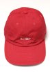画像10: 「ILL180°」COTTON CAP イルワンエイティ 刺繍ロゴキャップ ILL251-57BC [レッド・ブラック] (10)