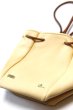 画像4: 「ILL180°」DEER SKIN DRAWSTRING BAG イルワンエイティ ディアスキン ドローストリング バッグ 巾着 ILL252-42D [ナチュラル] (4)