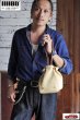 画像6: 「ILL180°」DEER SKIN DRAWSTRING BAG イルワンエイティ ディアスキン ドローストリング バッグ 巾着 ILL252-42D [ナチュラル] (6)
